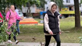 Масштабный молодежный субботник проходит сегодня в Солигорске