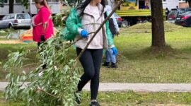 Масштабный молодежный субботник проходит сегодня в Солигорске