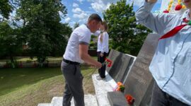 «Памяти погибших». Митинг, посвященный Дню памяти и скорби, прошел в агрогородке Долгое