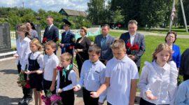 Первый заместитель председателя Солигорского райисполкома Никита Реут принял участие в митинге в аг. Кривичи