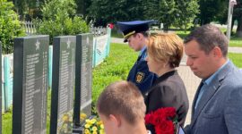 Первый заместитель председателя Солигорского райисполкома Никита Реут принял участие в митинге в аг. Кривичи