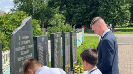 Первый заместитель председателя Солигорского райисполкома Никита Реут принял участие в митинге в аг. Кривичи