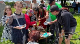 У бабушки в деревне! В д. Драчева состоялся праздник для детей с ШОУ мыльных пузырей и мастер-классами