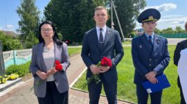 Первый заместитель председателя Солигорского райисполкома Никита Реут принял участие в митинге в аг. Кривичи