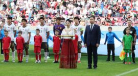 Лукашенко: Национальный футбольный стадион будет символом крепкой белорусско-китайской дружбы