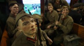 Передвижной музей "Поезд Победы" прибыл в Беларусь и первую остановку сделал в Бресте
