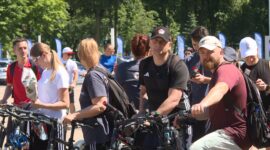 Фоторепортаж районного велопробега, посвященного Дню Независимости Республики Беларусь