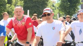 Фоторепортаж районного велопробега, посвященного Дню Независимости Республики Беларусь