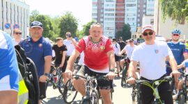 Фоторепортаж районного велопробега, посвященного Дню Независимости Республики Беларусь