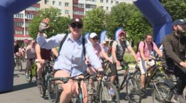 Фоторепортаж районного велопробега, посвященного Дню Независимости Республики Беларусь