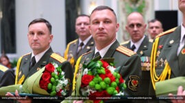 Александр Лукашенко принял участие в церемонии чествования выпускников высших военных учебных заведений и высшего офицерского состава