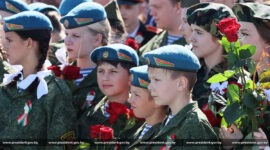 Глава государства возложил венок к подножию Кургана Славы и выступил с обращением к соотечественникам