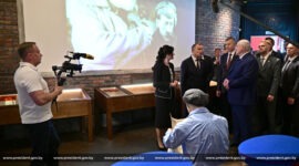 Александр Лукашенко 5 июля принял участие в открытии музея Славы Могилевщины