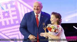 Александр Лукашенко принял участие в церемонии торжественного открытия XXXIV Международного фестиваля искусств "Славянский базар в Витебске"
