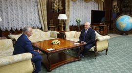 Встреча с председателем Партии социалистов Республики Молдова Игорем Додоном