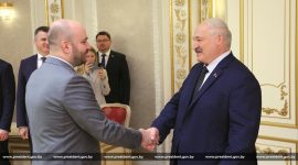 Александр Лукашенко встретился с губернатором Самарской области Российской Федерации Вячеславом Федорищевым