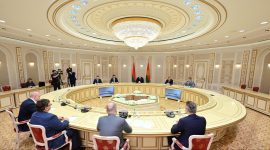 Александр Лукашенко встретился с губернатором Самарской области Российской Федерации Вячеславом Федорищевым