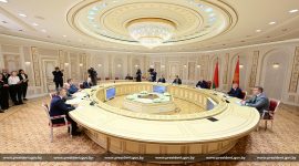 Александр Лукашенко встретился с губернатором Самарской области Российской Федерации Вячеславом Федорищевым