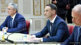 Александр Лукашенко встретился с губернатором Тюменской области России Александром Моором