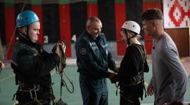 «Один день с МЧС». В Борисовском районе прошел практический семинар для журналистов и блогеров