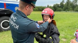 Фонтан эмоций! Причем буквально. В детском лагере «Журавушка» — насыщенный День безопасности!