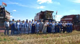 Обряд «Зажинки» прошел в ОАО «Солигорский райагросервис»