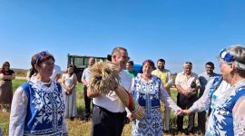 Обряд «Зажинки» прошел в ОАО «Солигорский райагросервис»