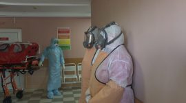 В Солигорской больнице прошли  районные учения по ликвидации очагов особо опасных заболеваний