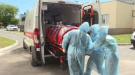 В Солигорской больнице прошли  районные учения по ликвидации очагов особо опасных заболеваний
