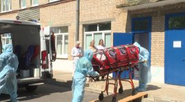 В Солигорской больнице прошли  районные учения по ликвидации очагов особо опасных заболеваний