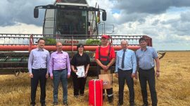 Председатель рулит! Анатолий Лодыга лично проконтролировал ход жатвы в ОАО «Большевик-Агро»