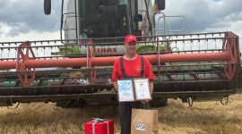 Председатель рулит! Анатолий Лодыга лично проконтролировал ход жатвы в ОАО «Большевик-Агро»