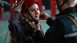 «Один день с МЧС». В Борисовском районе прошел практический семинар для журналистов и блогеров