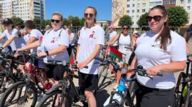 Фоторепортаж районного велопробега, посвященного Дню Независимости Республики Беларусь