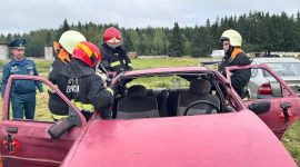 «Один день с МЧС». В Борисовском районе прошел практический семинар для журналистов и блогеров