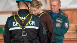 «Один день с МЧС». В Борисовском районе прошел практический семинар для журналистов и блогеров