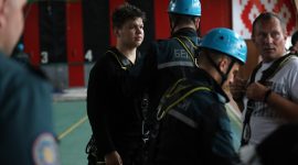 «Один день с МЧС». В Борисовском районе прошел практический семинар для журналистов и блогеров