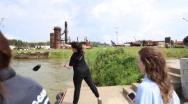 «Один день с МЧС». В Борисовском районе прошел практический семинар для журналистов и блогеров