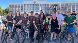 Фоторепортаж районного велопробега, посвященного Дню Независимости Республики Беларусь