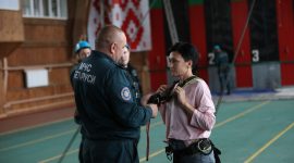 «Один день с МЧС». В Борисовском районе прошел практический семинар для журналистов и блогеров