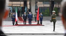 Переговоры с Президентом Ирана Масудом Пезешкианом