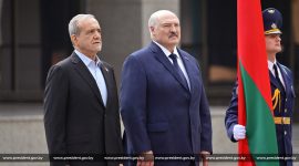 Переговоры с Президентом Ирана Масудом Пезешкианом