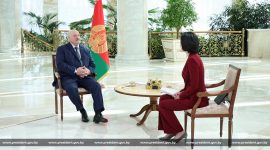 Полтора часа длилось интервью Александра Лукашенко Медиакорпорации Китая