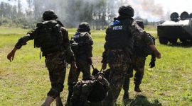 «Военкор - 2025». День третий: стрельба из гранатомета, огневая засада, преодоление психологической полосы