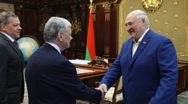 Александр Лукашенко провел встречу в Минске с представителем Президента США Джоном Коулом