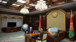 Александр Лукашенко принял с докладом постоянного представителя Беларуси в ООН Валентина Рыбакова