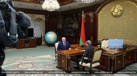 Александр Лукашенко принял с докладом постоянного представителя Беларуси в ООН Валентина Рыбакова