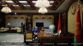 Александр Лукашенко принял с докладом Премьер-министра Александра Турчина