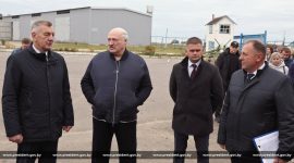 Президент сегодня в Шкловском районе Могилевской области