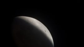 Жители Солигорского района наблюдали лунное затмение. Фоторепортаж в объективе СТК